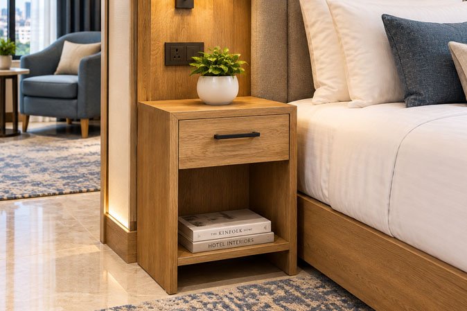 Twin Sharing Room Bedside Table