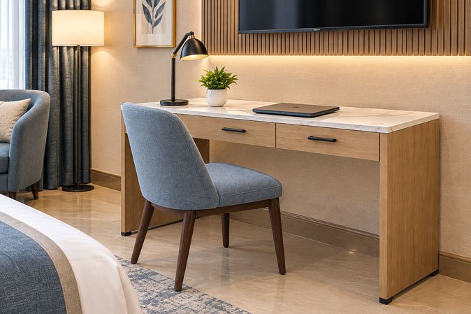 Twin Sharing Room Writing Desk