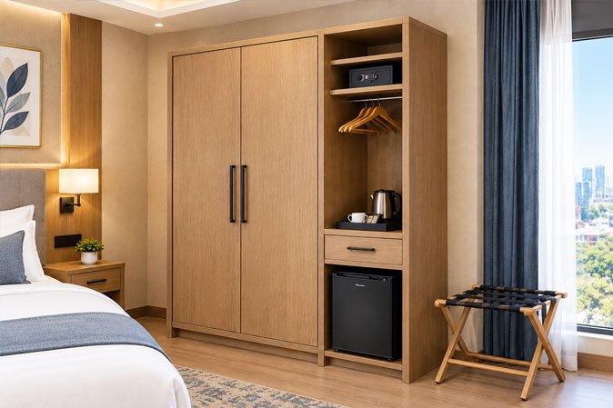 Twin Sharing Room Wardrobe