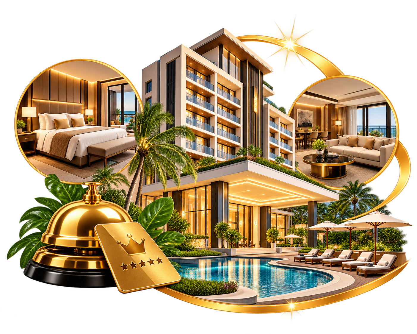 Luxury hotels resorts and serviced apartments