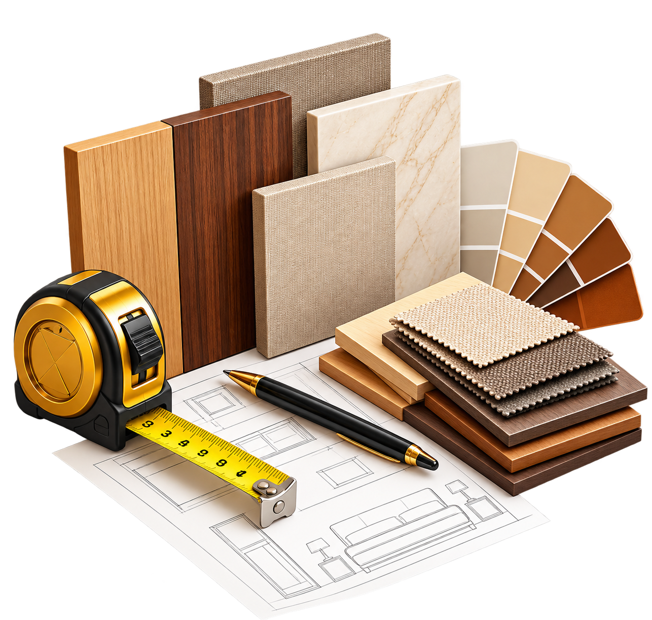 Custom sizes and finishes