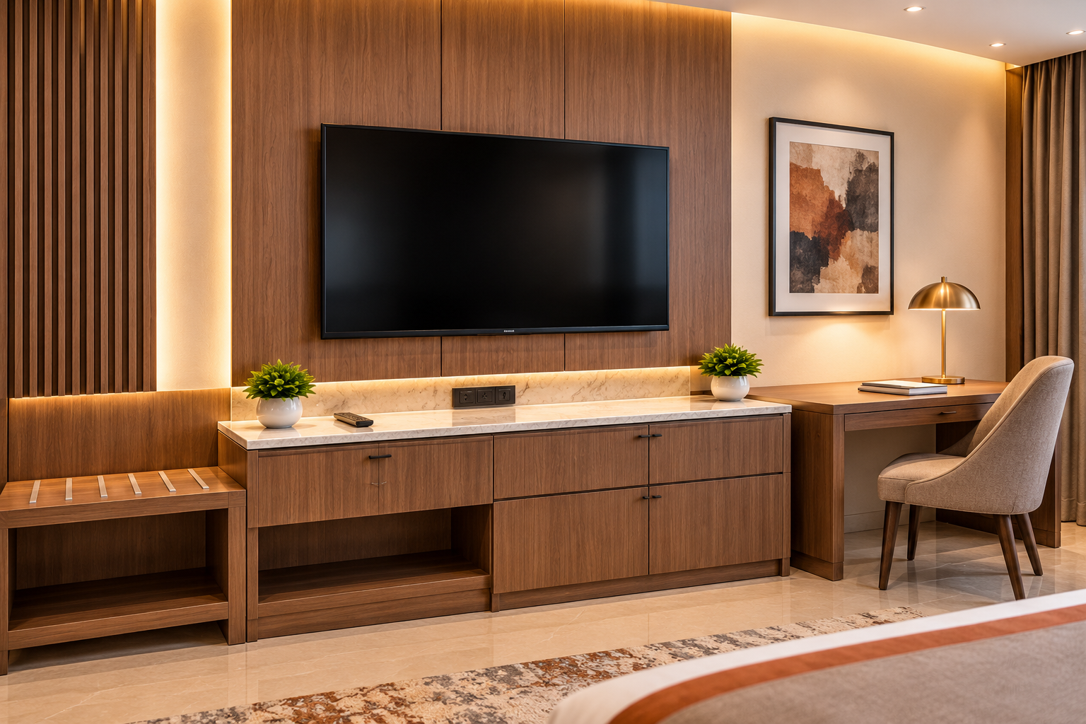 Guest Room TV Unit
