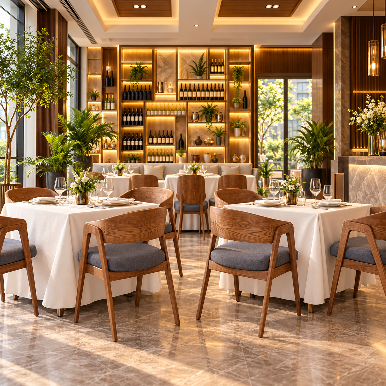 Modern Hospitality Table and Chair