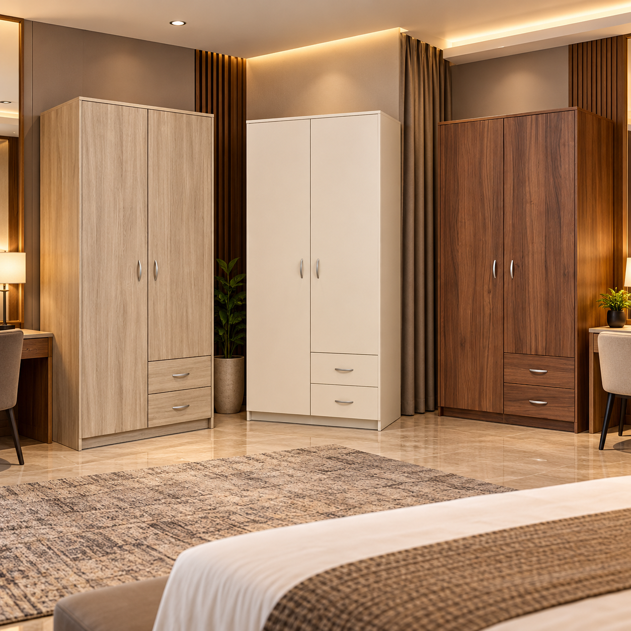 Luxury Hotel Bedside Tables