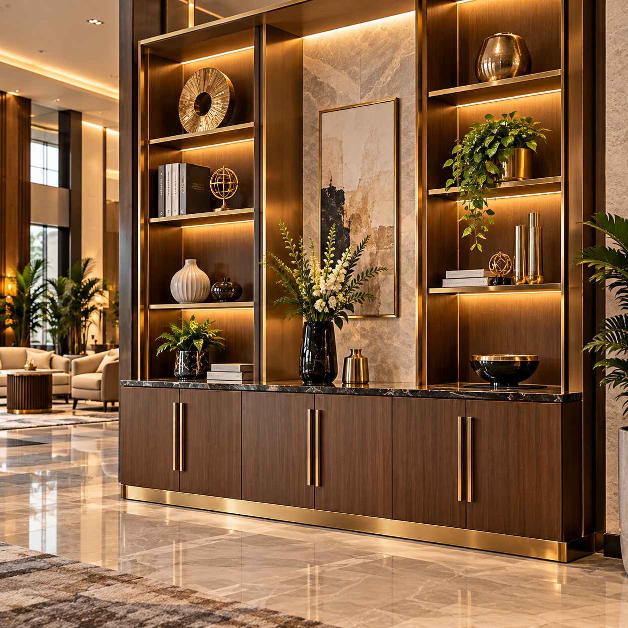 Hotel Lobby Storage Furniture