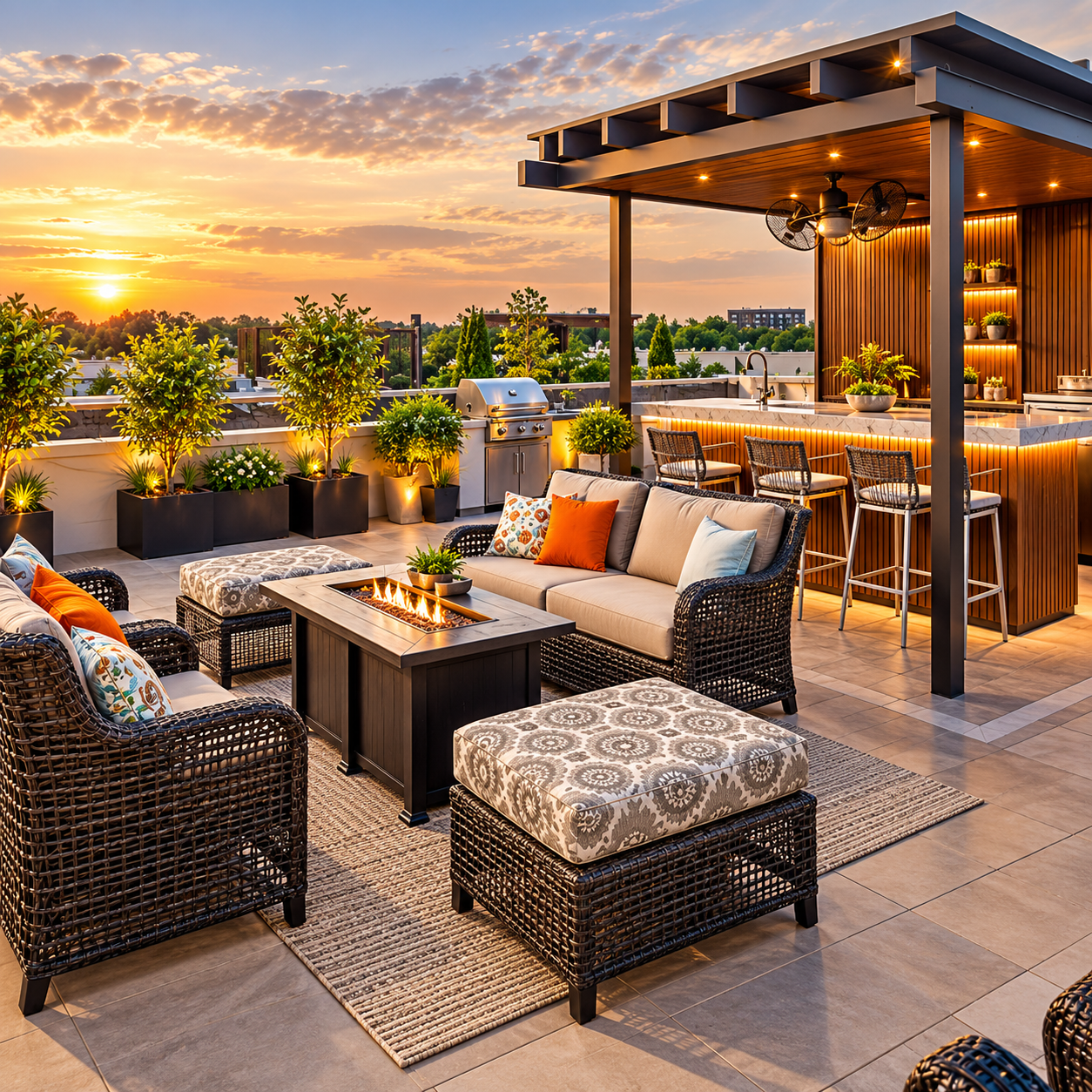 Luxury Hotel Outdoor Furniture