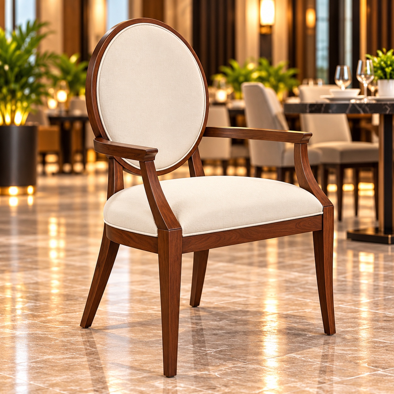 Wooden Hotel Chair