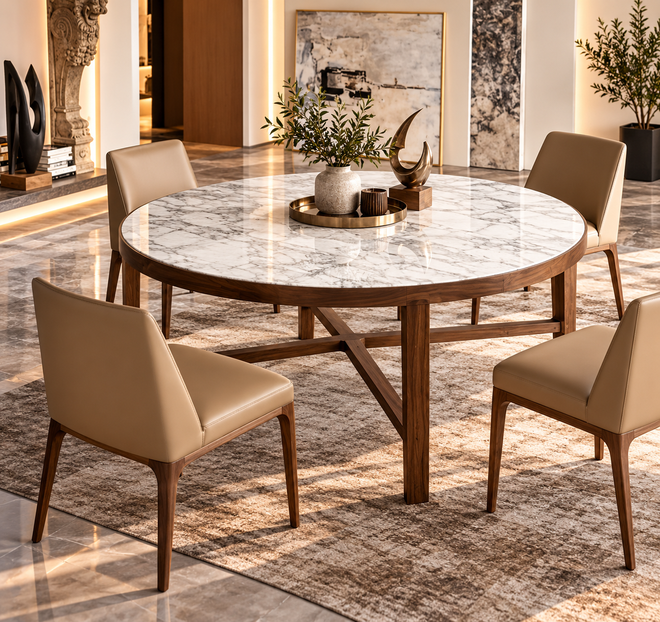 Luxury Hotel Table and Chair