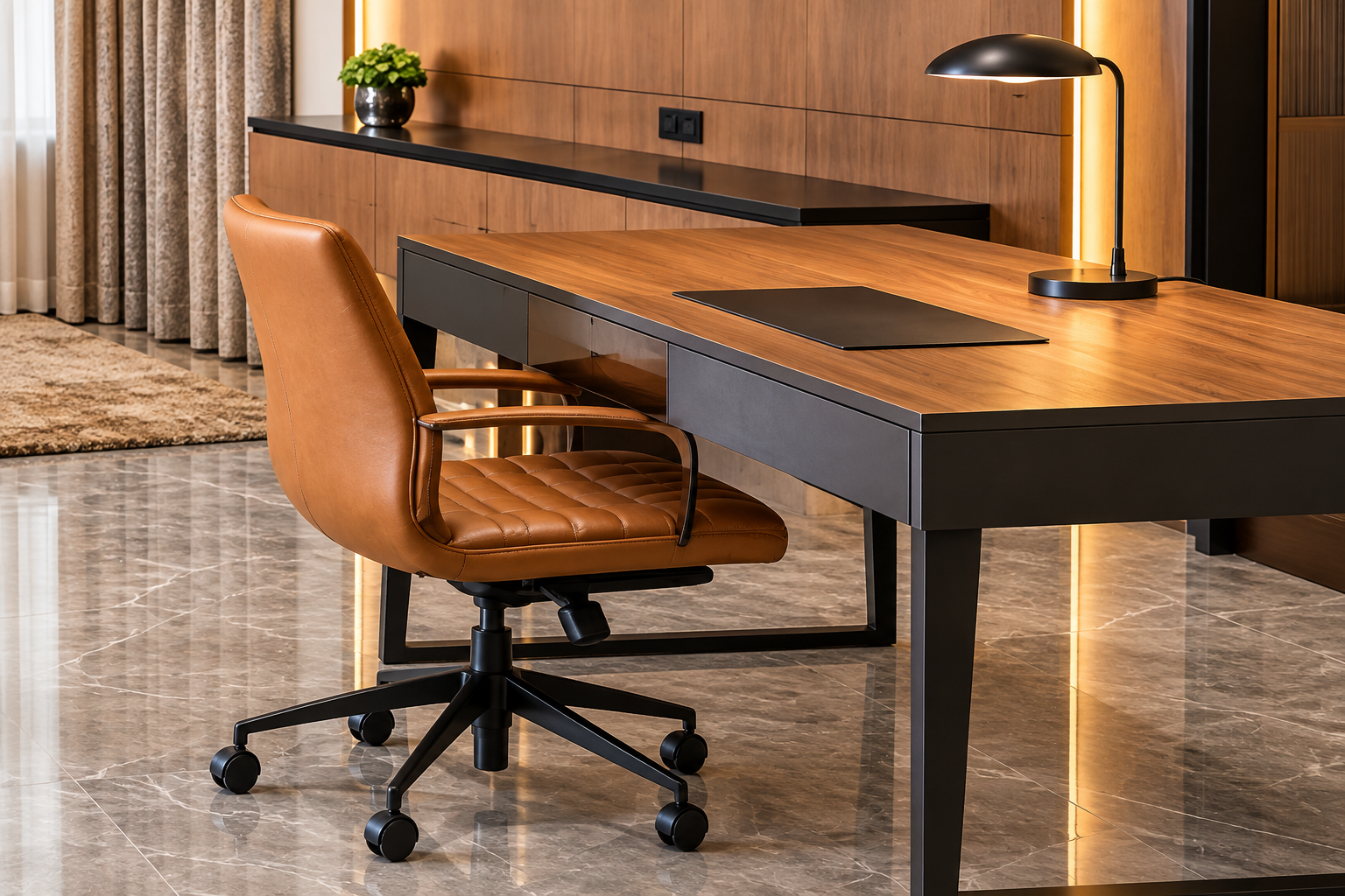 Executive Room Work Desk and Chair