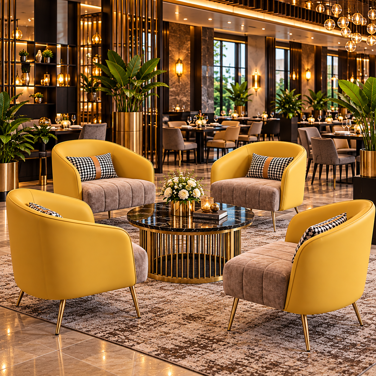 Restaurant Lounge and High Back Chair