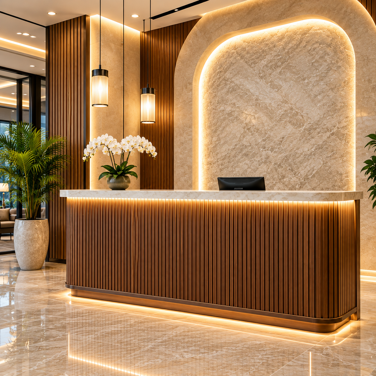 Spa Reception Counter Furniture