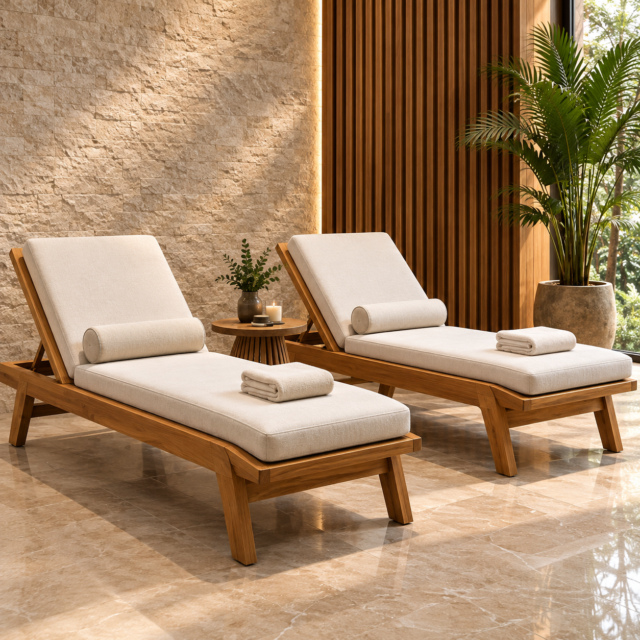 Spa and Wellness Lounge Chair