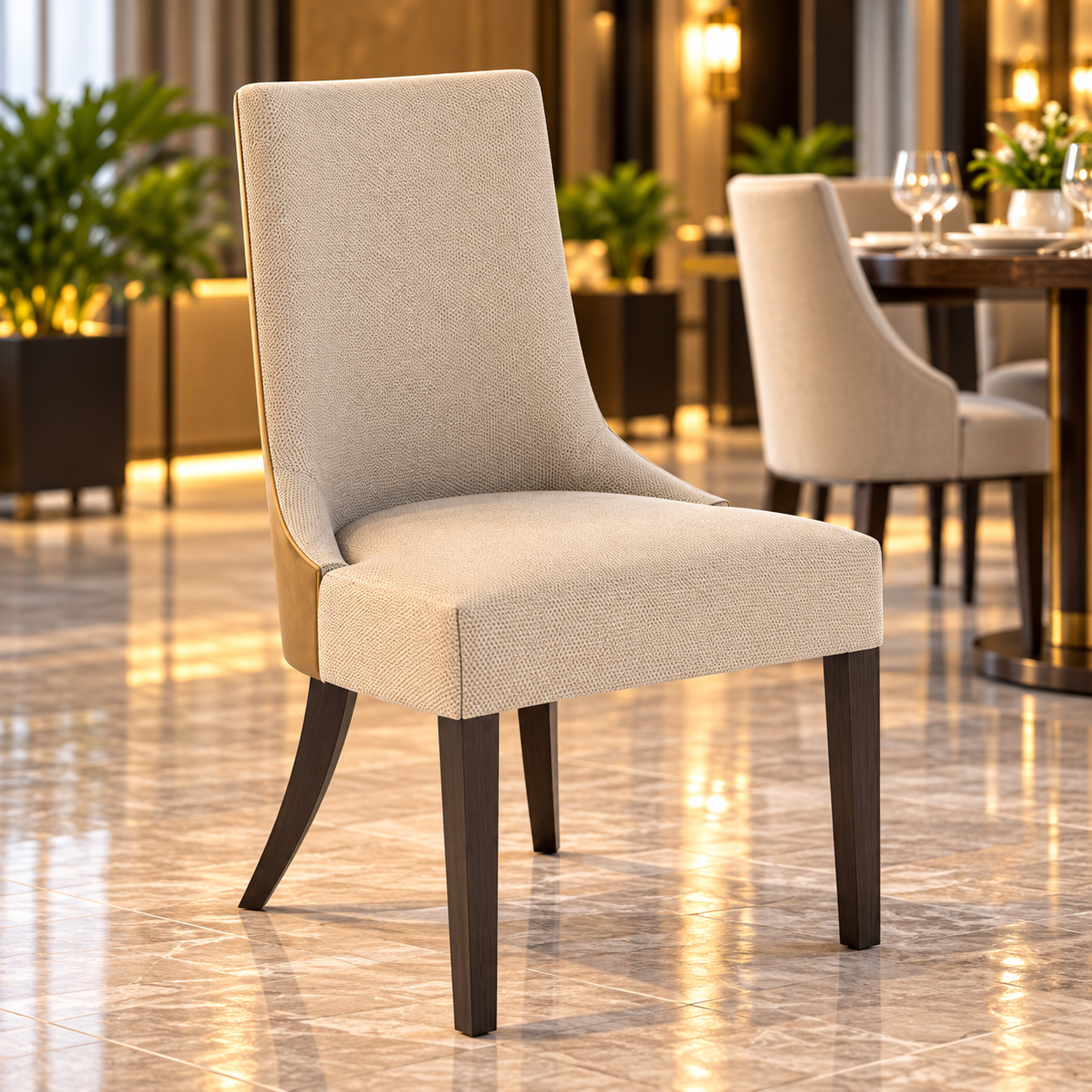 Wooden Hotel Dining Chair