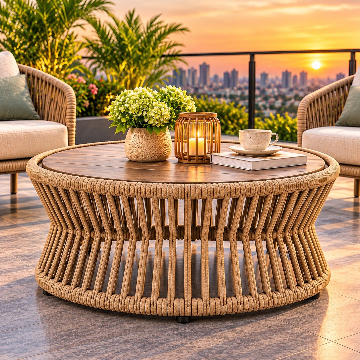 Rooftop Lounge and Coffee Table