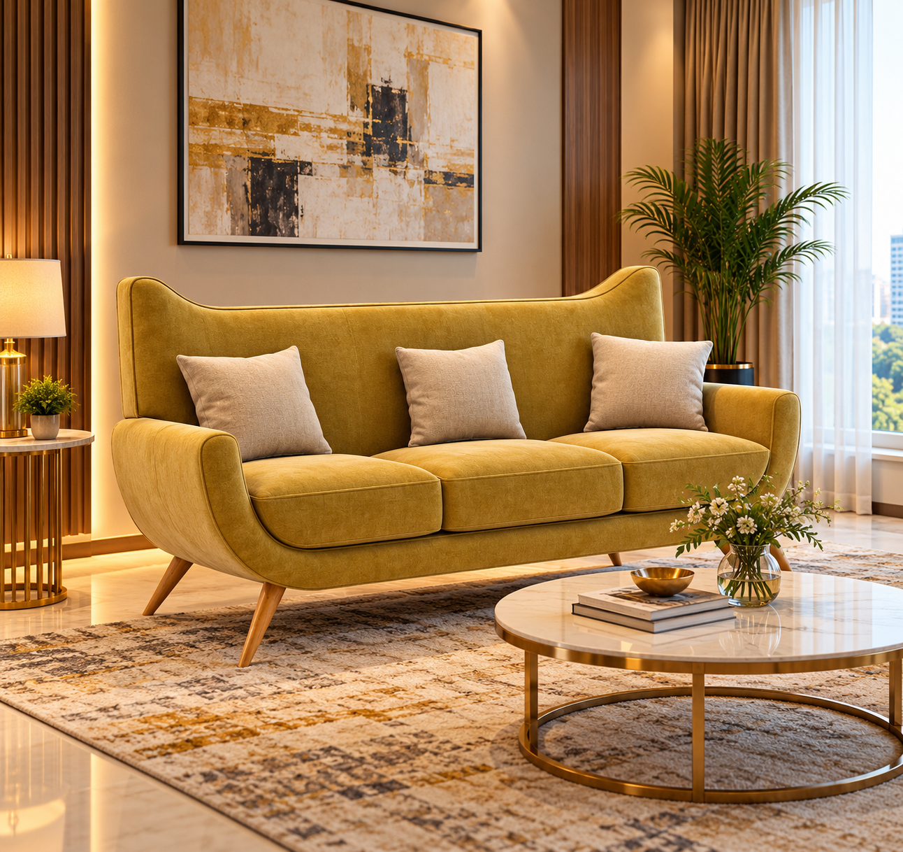 Customized Hotel Room Sofas