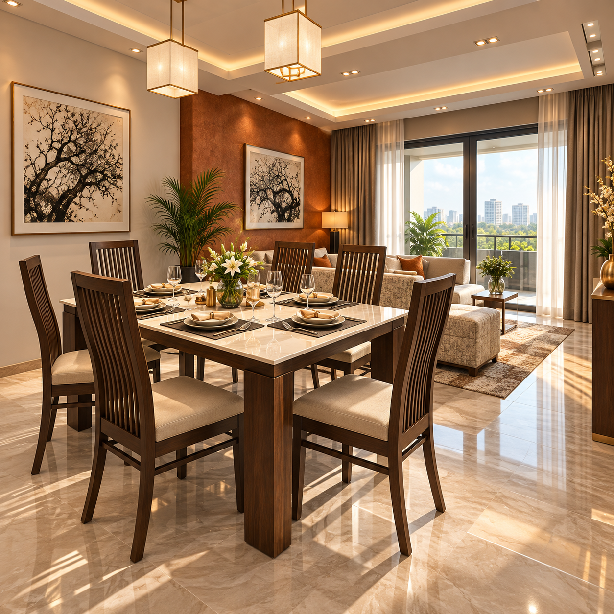 Wooden Hospitality Table and Chair