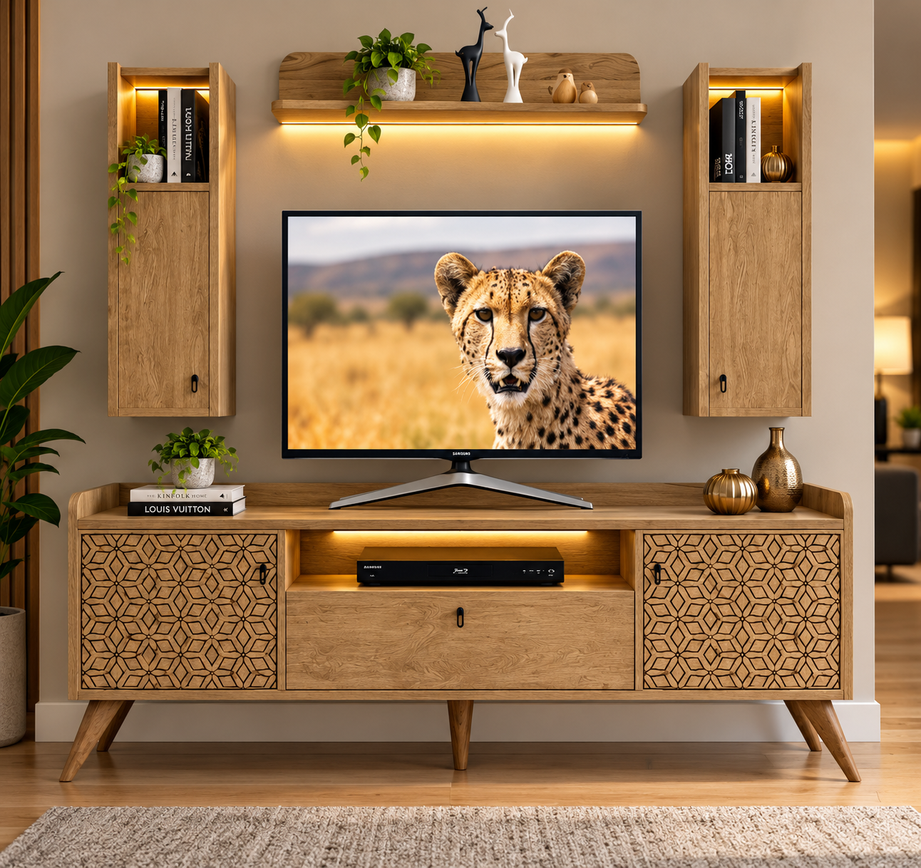 Premium Hotel Room TV Furniture