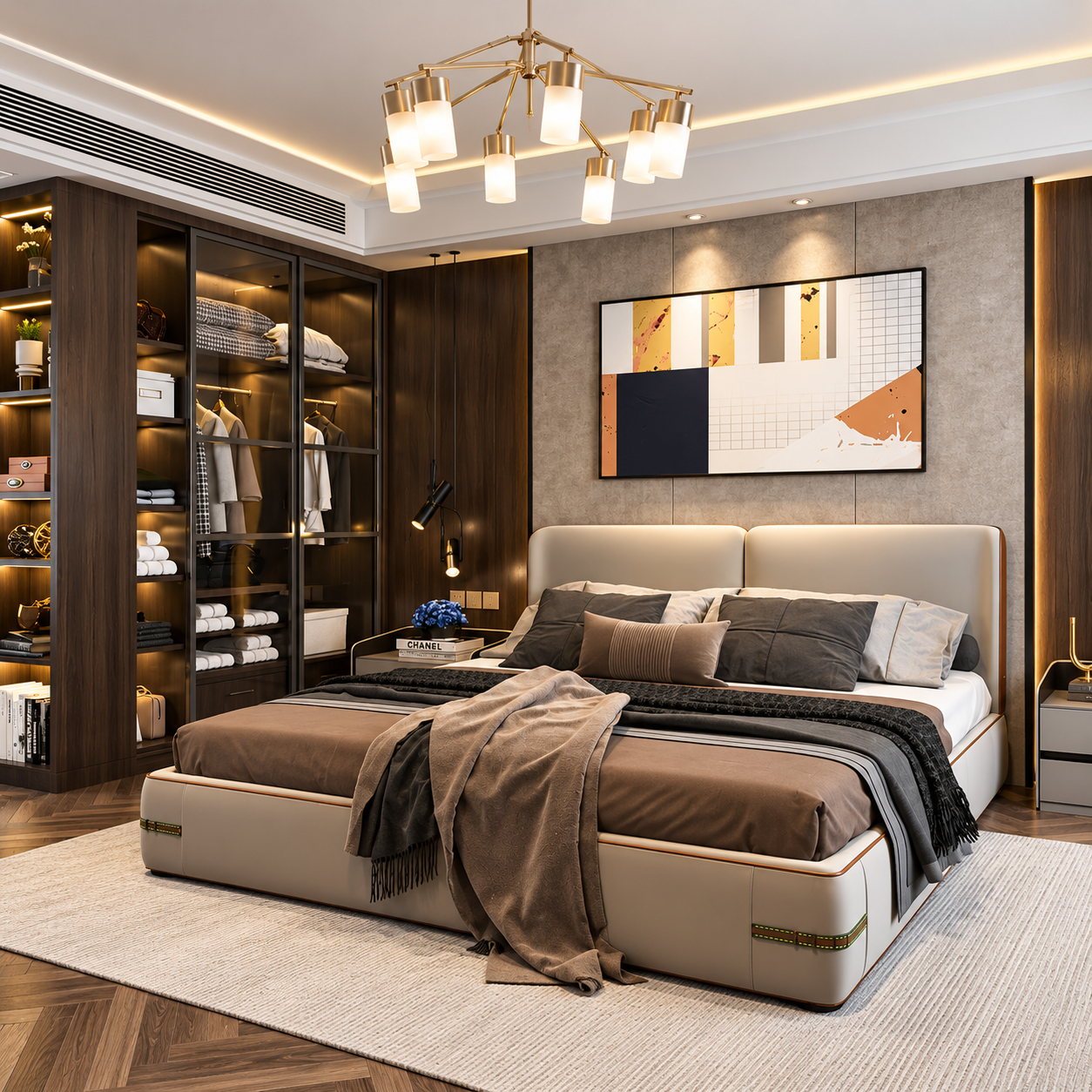 Modern Hotel Bed