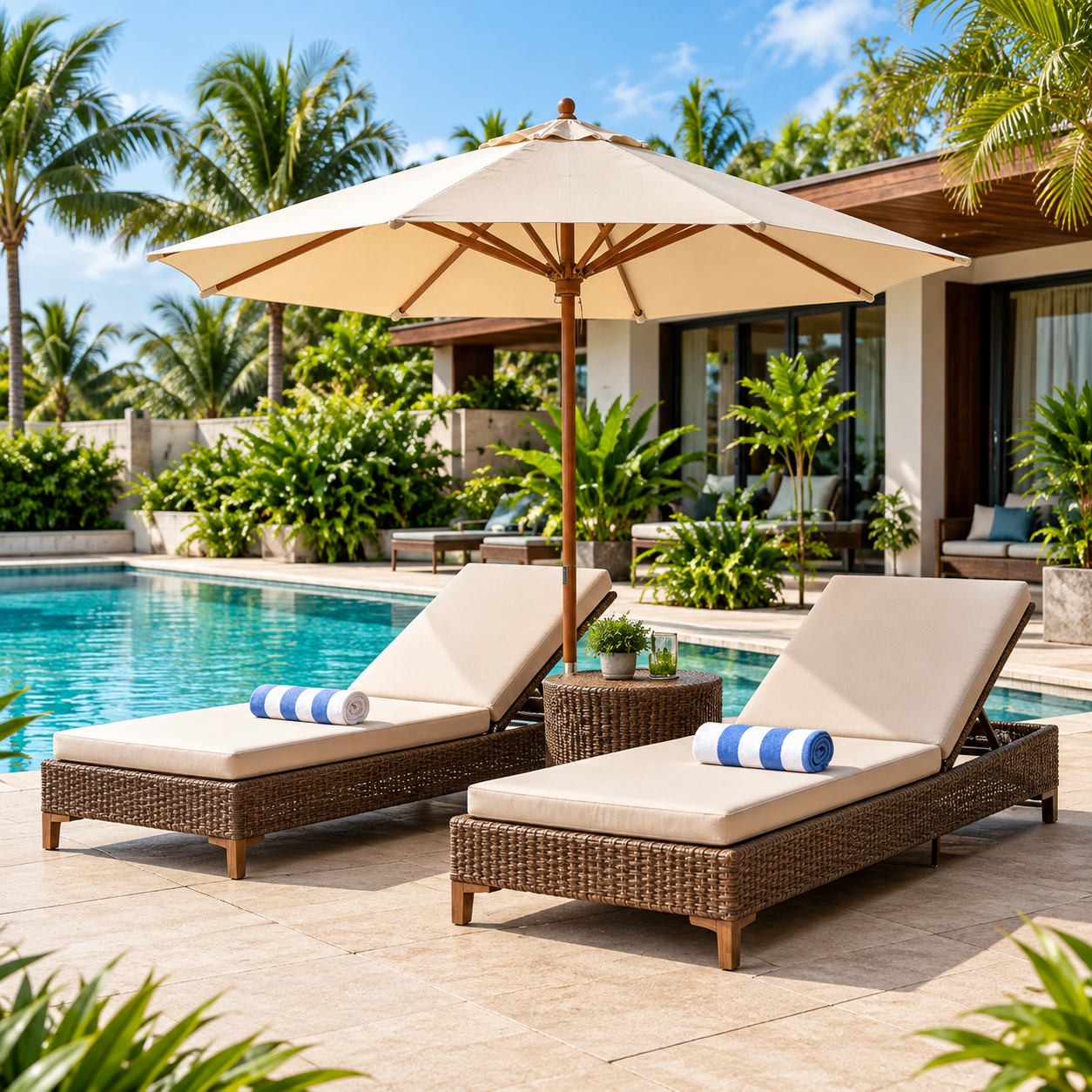 Outdoor Poolside Lounge Furniture